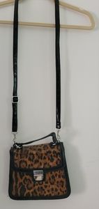 Nicole Miller leopard crossbody